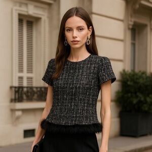 Sail to Sable Black Blouse🖤